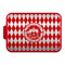 Streamin' on the Strand Aluminum Baking Pan - Red Lid - FRONT