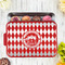 Streamin' on the Strand Aluminum Baking Pan - Red Lid - LIFESTYLE