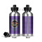 Streamin' on the Strand Aluminum Water Bottle - Front and Back