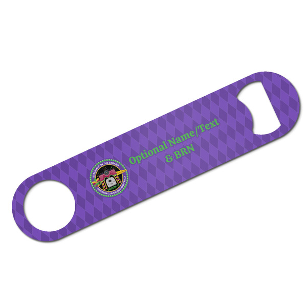 Custom Streamin' on the Strand Bar Bottle Opener - White