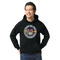 Streamin' on the Strand Black Hoodie on Model - Front