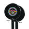 Streamin' on the Strand Black Plastic 5.5" Stir Stick - Single Sided - Round - Front & Back