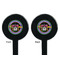 Streamin' on the Strand Black Plastic 7" Stir Stick - Double Sided - Round - Front & Back