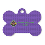 Streamin' on the Strand Bone Shaped Dog ID Tag - Large