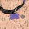 Streamin' on the Strand Bone Shaped Dog ID Tag - Small - In Context