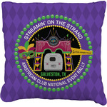 Streamin' on the Strand Faux-Linen Throw Pillow 16"