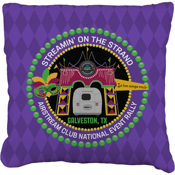 Custom Streamin' on the Strand Faux-Linen Throw Pillow 26"