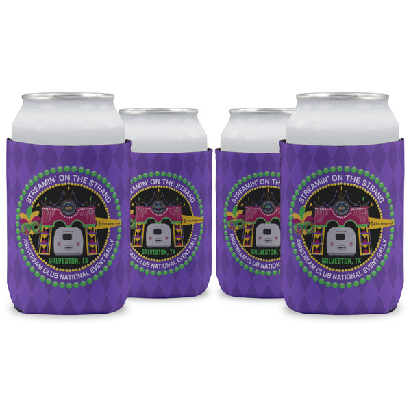 Custom Streamin' on the Strand Can Coolers - 12 oz - Set of 4