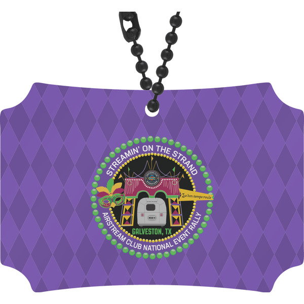 Custom Streamin' on the Strand Rear View Mirror Ornament