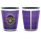 Streamin' on the Strand Ceramic Shot Glass - Two Tone - Front & Back