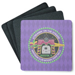 Streamin' on the Strand Square Rubber Backed Coasters - Set of 4