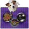 Streamin' on the Strand Dog Food Mat - Medium LIFESTYLE