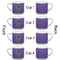 Streamin' on the Strand Double Shot Espresso Cup - Set of 4 - Front & Back