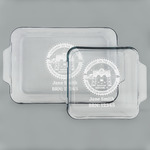 Streamin' on the Strand Glass Baking & Cake Dish Set - 13in x 9in & 8in x 8in