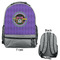 Streamin' on the Strand Large Backpack - Gray - Front & Back View