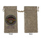 Streamin' on the Strand Large Burlap Gift Bags - Front Approval