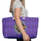 Streamin' on the Strand Large Rope Tote Bag - In Context View