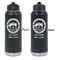 Streamin' on the Strand Laser Engraved Water Bottles - Front & Back Engraving - Front & Back View