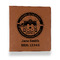 Streamin' on the Strand Leather Binder - 1" - Rawhide - Front View