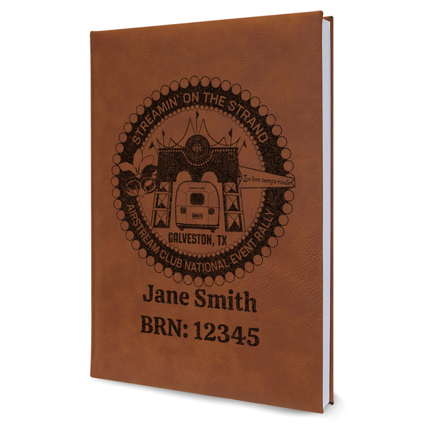 Custom Streamin' on the Strand Leatherette Journal - Large - Single-Sided