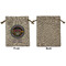 Streamin' on the Strand Medium Burlap Gift Bag - Front Approval