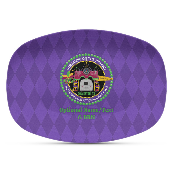 Custom Streamin' on the Strand Plastic Platter - Microwave & Oven Safe Composite Polymer