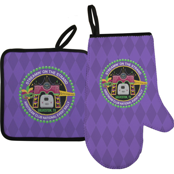 Custom Streamin' on the Strand Oven Mitt & Pot Holder Set