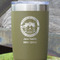 Streamin' on the Strand Olive Polar Camel Tumbler - 20oz - Close Up