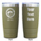 Streamin' on the Strand Olive Polar Camel Tumbler - 20oz - Double Sided - Approval