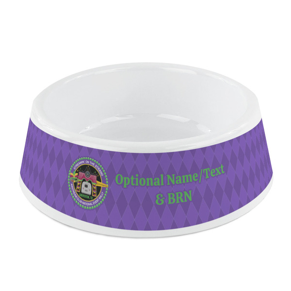 Custom Streamin' on the Strand Plastic Dog Bowl - Small