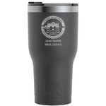 Streamin' on the Strand RTIC Tumbler - Black - Laser Engraved - Single-Sided