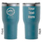 Streamin' on the Strand RTIC Tumbler - Dark Teal - Double Sided - Front & Back