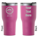 Streamin' on the Strand RTIC Tumbler - Magenta - Laser Engraved - Double-Sided