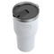 Streamin' on the Strand RTIC Tumbler - White - Angled