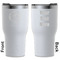 Streamin' on the Strand RTIC Tumbler - White - Double Sided - Front and Back