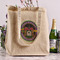 Streamin' on the Strand Reusable Cotton Grocery Bag - In Context