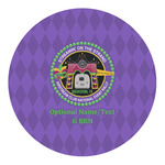 Streamin' on the Strand Round Decal - Small