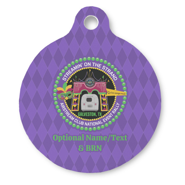 Custom Streamin' on the Strand Round Pet ID Tag