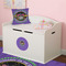 Streamin' on the Strand Round Wall Decal on Toy Chest