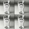 Streamin' on the Strand Set of Four Engraved Beer Glasses - Individual View