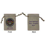 Streamin' on the Strand Burlap Gift Bag - Small - Double-Sided