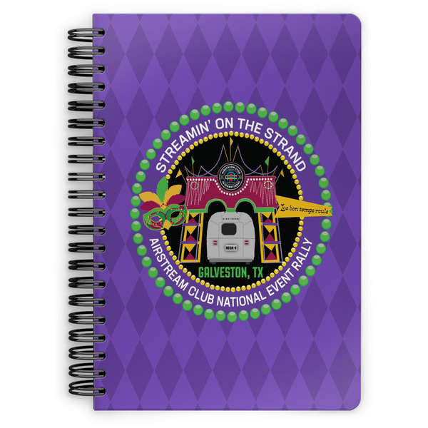 Custom Streamin' on the Strand Spiral Notebook - 7" x 10"