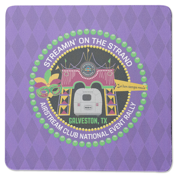 Custom Streamin' on the Strand Square Rubber Backed Coaster - Single