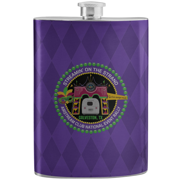 Custom Streamin' on the Strand Stainless Steel Flask