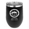 Streamin' on the Strand Stainless Wine Tumblers - Black - Double Sided - Front