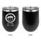 Streamin' on the Strand Stainless Wine Tumblers - Black - Single Sided - Approval