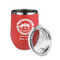 Streamin' on the Strand Stainless Wine Tumblers - Coral - Single Sided - Alt View