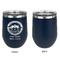 Streamin' on the Strand Stainless Wine Tumblers - Navy - Single Sided - Approval