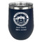 Streamin' on the Strand Stainless Wine Tumblers - Navy - Single Sided - Front