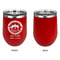 Streamin' on the Strand Stainless Wine Tumblers - Red - Single Sided - Approval